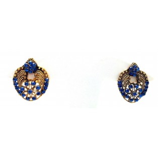 Golden Oxidized Women Earrings Jhumka Jhumki Jewelry Push Back Drop Dangle 51